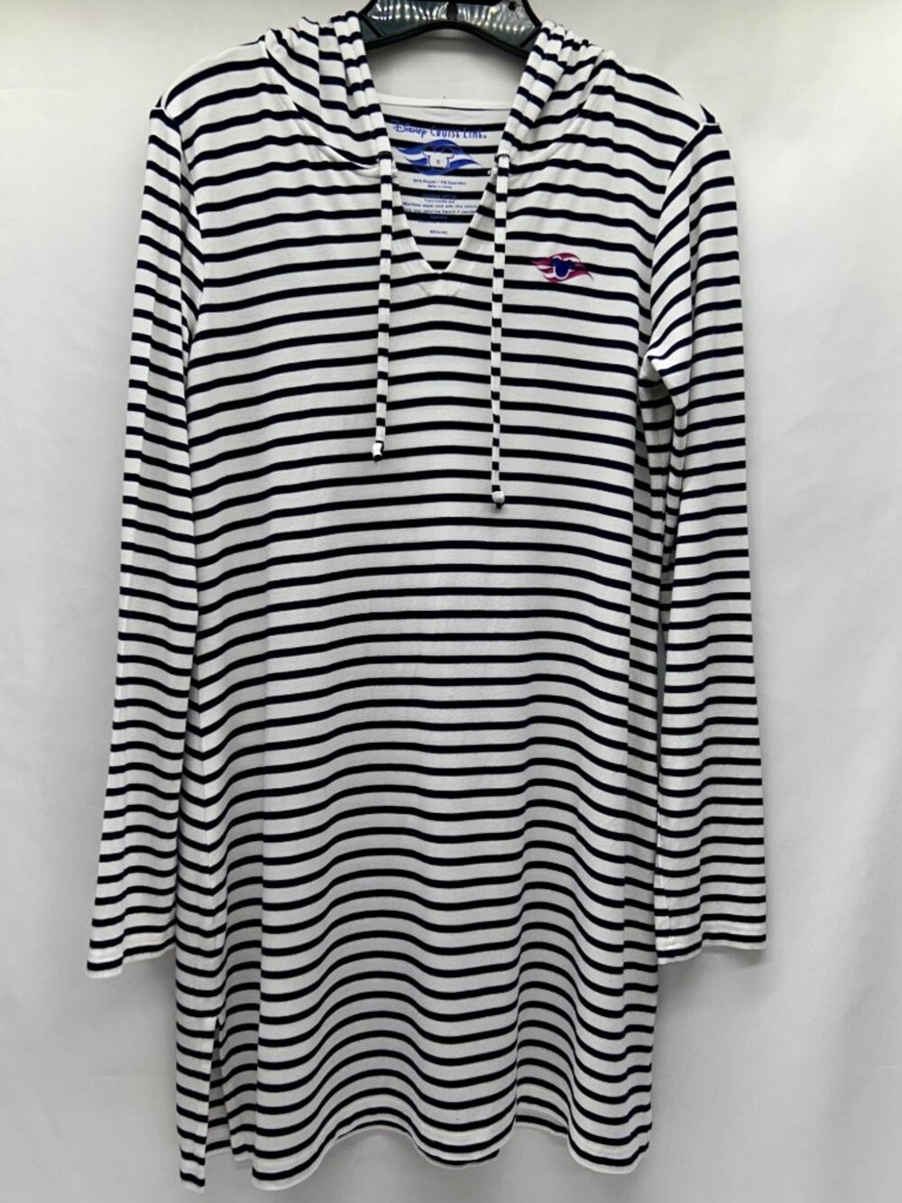 Mickey Mouse Disney Cruise Line Beach Cover-Up Women's S Navy/White